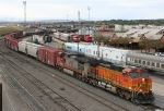 SB freight going by the depot